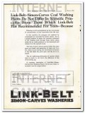 link-belt company 1928 better preparation simon-carves wash vintage ad