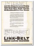 link-belt company 1928 clean coal before sizing mine wash vintage ad