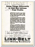 link-belt company 1928 doing differently increase profits vintage ad