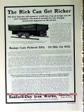 sanford-day iron works 1910 rich get richer coal mine car vintage ad sanford-day iron works 1910 rich get richer coal mine car vintage ad