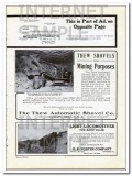 thew automatic shovel company 1911 coal mining purpose vintage ad