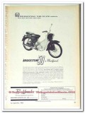 Bridgestone Tire Company 1963 Rockford Scooter motorcycle vintage ad