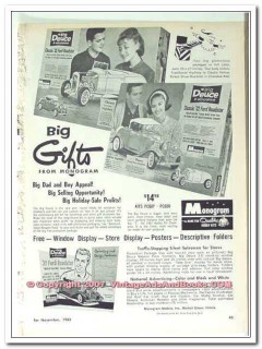 monogram models inc 1963 classic 32 ford roadster big gifts vintage ad