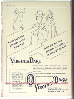 Virginia Dare Extract Company 1951 Vintage Ad Ice Cream Vanilla Better