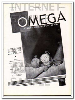 omega 1932 french exact hour wristwatch pocket watch vintage ad omega 1932 french exact hour wristwatch pocket watch vintage ad