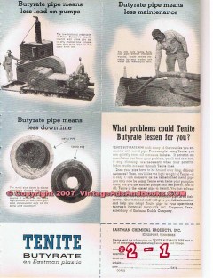 Eastman Chemical Products Inc 1955 Vintage Ad Plastic Tenite Butyrate Eastman Chemical Products Inc 1955 Vintage Ad Plastic Tenite Butyrate