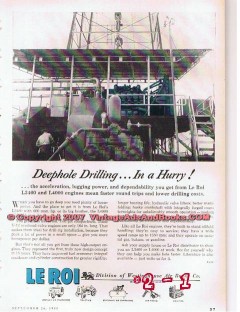 Westinghouse Air Brake Company 1955 Vintage Ad Oil Engines Drilling Westinghouse Air Brake Company 1955 Vintage Ad Oil Engines Drilling