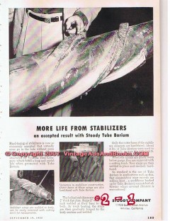 Stoody Company 1955 Vintage Ad Oil Field Life Stabilizers Tube Borium Stoody Company 1955 Vintage Ad Oil Field Life Stabilizers Tube Borium