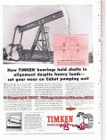 Timken Roller Bearing Company 1955 Vintage Ad Cabot Oil Pumping Well Timken Roller Bearing Company 1955 Vintage Ad Cabot Oil Pumping Well