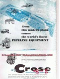 M J Crose Mfg Company 1955 Vintage Ad Oil Pipeline Equipment Finest M J Crose Mfg Company 1955 Vintage Ad Oil Pipeline Equipment Finest