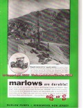 Marlow Pumps 1955 Vintage Ad Oil Field Rugged Equipment Country Durable  Marlow Pumps 1955 Vintage Ad Oil Field Rugged Equipment Country Durable
