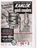 OPW Corp 1955 Vintage Ad Oil Kamlok Quick Couplers Fuel Delivery OPW Corp 1955 Vintage Ad Oil Kamlok Quick Couplers Fuel Delivery
