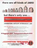 Johnston Testers Inc 1955 Vintage Ad Oil Sutliff Hydraulic Jars Kinds Johnston Testers Inc 1955 Vintage Ad Oil Sutliff Hydraulic Jars Kinds