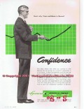 General Geophysical Company 1955 Vintage Ad Oil Field Confidence Chart