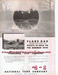 National Tank Company 1955 Vintage Ad Oil Flare Gas Waste LTX Systems National Tank Company 1955 Vintage Ad Oil Flare Gas Waste LTX Systems