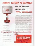 Guiberson Corp 1955 Vintage Ad Oil Field Pipeline Controller Type A
