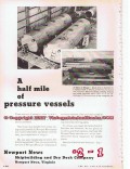 Newport News Shipbuilding Dry Dock 1955 Vintage Ad Pressure Vessels Newport News Shipbuilding Dry Dock 1955 Vintage Ad Pressure Vessels