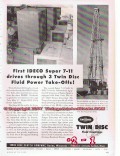 Twin Disc Clutch Company 1955 Vintage Ad Oil IDECO Power Take-Offs