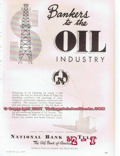 national bank of tulsa 1955 bankers to the oil industry vintage ad national bank of tulsa 1955 bankers to the oil industry vintage ad