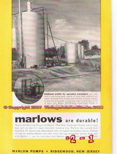 Marlow Pumps 1955 Vintage Ad Oil Self Priming Centrifugal Profits Marlow Pumps 1955 Vintage Ad Oil Self Priming Centrifugal Profits