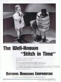 national adhesives corp 1938 stitch in time glueing labels vintage ad