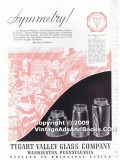 tygart valley glass co 1938 symmetry container bottle jar vintage ad