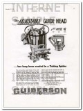 Guiberson Corp 1934 Vintage Ad Oil Tubing Spider Adjustable Guide Head