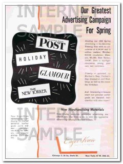Enger-Kress Company 1950 Vintage Ad Leather Advertising Campaign Great