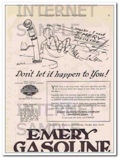 emery manufacturing company 1924 happen to you gasoline vintage ad emery manufacturing company 1924 happen to you gasoline vintage ad