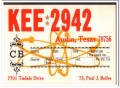 KEE-2942 Paul Bolles Austin TX 1960s Vintage Postcard CB Radio QSL 2 KEE-2942 Paul Bolles Austin TX 1960s Vintage Postcard CB Radio QSL 2