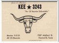 KEE-3243 Jesse Meadows Houston TX 60s Vintage Postcard CB Radio QSL 3 KEE-3243 Jesse Meadows Houston TX 60s Vintage Postcard CB Radio QSL 3