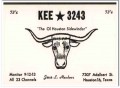 KEE-3243 Jesse Meadows Houston TX 60s Vintage Postcard CB Radio QSL 4 KEE-3243 Jesse Meadows Houston TX 60s Vintage Postcard CB Radio QSL 4