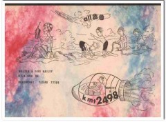 KMT-2498 Walter Hailey Beaumont Texas 1960s Vintage Postcard CB QSL 1 KMT-2498 Walter Hailey Beaumont Texas 1960s Vintage Postcard CB QSL 1
