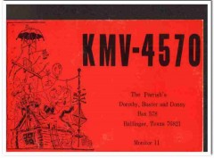 KMV-4570 Buster Parrish Ballinger Texas 1960s Vintage Postcard CB QSL