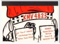 KMV-4823 Dick Johnston Dallas Texas 1960s Vintage Postcard CB QSL 3