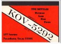 KOV-5292 Herman Nettles Texarkana TX 1960s Vintage Postcard CB QSL 2
