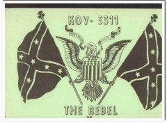 KOV-5311 Lance Lillis Garland Texas 1960s Vintage Postcard CB QSL Card