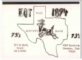 KQT-1894 Bill Knipe Houston Texas 1960s Vintage Postcard CB QSL Card 2