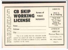 KMX-3141 Harold Director Hollywood CA 1960s Vintage Postcard CB QSL