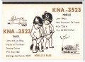 KNA-3523 Jerry Repp Eldridge CA 1960s Vintage Postcard CB QSL Card 1 KNA-3523 Jerry Repp Eldridge CA 1960s Vintage Postcard CB QSL Card 1