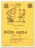 KOX-6024 Howard Happy San Luis Obispo CA 60s Vintage Postcard CB QSL 8 KOX-6024 Howard Happy San Luis Obispo CA 60s Vintage Postcard CB QSL 8