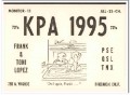 KPA-1995 Frank Lopez Firebaugh CA 1960s Vintage Postcard CB QSL 1 KPA-1995 Frank Lopez Firebaugh CA 1960s Vintage Postcard CB QSL 1