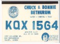 KQX-1564 Bethurum San Bernardino CA 1960s Vintage Postcard CB QSL 2 KQX-1564 Bethurum San Bernardino CA 1960s Vintage Postcard CB QSL 2