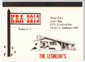 KRA-2213 Slug Lesneski Porterville Cal 1960s Vintage Postcard CB QSL 2 KRA-2213 Slug Lesneski Porterville Cal 1960s Vintage Postcard CB QSL 2