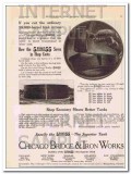 Chicago Bridge Iron Works 1921 Vintage Ad Oil 5ring55 Superior Tank