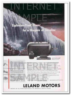 leland electric company 1948 explosion proof power motor vintage ad
