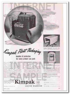 kimberly-clark corporation 1948 kimpak float packaging vintage ad kimberly-clark corporation 1948 kimpak float packaging vintage ad