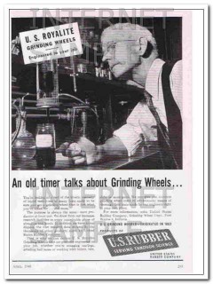 us grinding wheels 1948 united states rubber company vintage ad us grinding wheels 1948 united states rubber company vintage ad