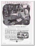 international paper company 1948 cat get off those crackers vintage ad
