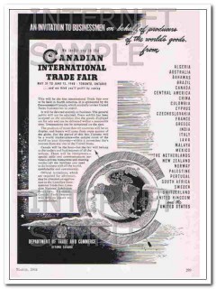 canadian international trade fair 1948 businessmen invite vintage ad